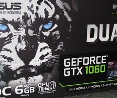 Видеокарта ASUS GeForce GTX 1060 6G, DUAL-GTX1060-O6G