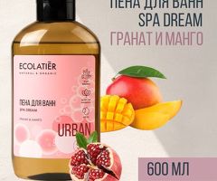 ECOLATIER / Пена для ванн гранат и манго / 600 мл