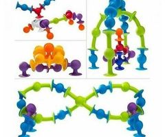 Детский развивающий конструктор "Забавные присоски".